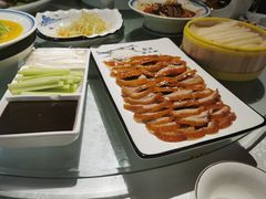 锦毛狮子鱼，鲜椒鲈鱼，鳝鱼丝，烤鸭-正阳春烤鸭店(杨楼店)