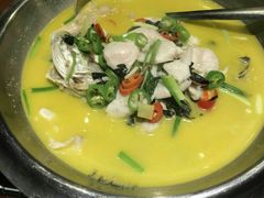 青椒紫苏煮桂鱼-时间仓(月湖公园店)