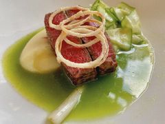 M7+纯种和牛牛柳配烟熏土豆泥-Jean Georges