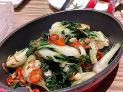 焗锅气奶白菜-小大董·烤鸭(凤凰汇店)