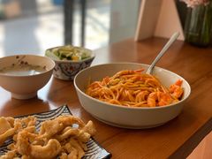 鲜虾茄汁意大利面-红小满休闲餐厅(十全街店)