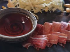 三年金钱火腿配大理手撕乳扇-泓0871臻选云南菜·味庄