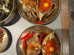 -草家酱蟹炭火烤肉店(珲春南路一店)