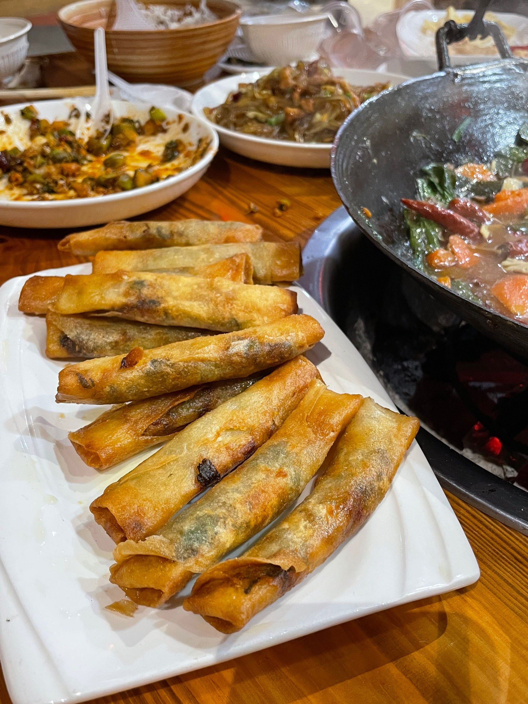 湖北人最爱的地菜春卷