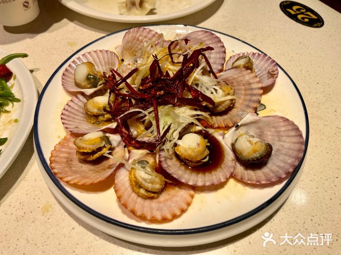 1937青岛老味道·青岛菜(大鲍岛栈桥店)油泼扇贝图片