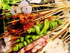 香菜牛肉-三番火辣串串香(总店)