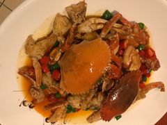 葱姜炒肉蟹-锦江宾馆-花园餐厅