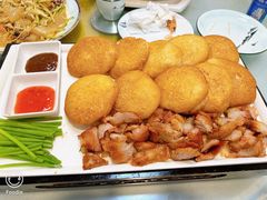 小饼炭烧肉-龙香居海鲜家常菜饭店·特色驴肉·古城浑锅