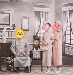 -时光纪亲子全家福照相馆(静安店母女写真父母纪念照)