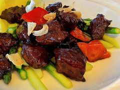 黑金雪花牛肉粒-上海和平饭店龙凤厅 Dragon Phoenix