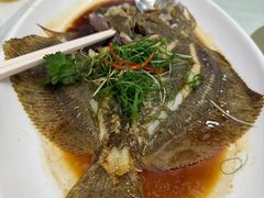 鲜花椒蒸多宝鱼-聚彩居三和酒楼•老字号粤菜(南城店)