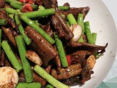 蒜心爆炒血鳝-农耕记·湖南土菜(halo广场店)