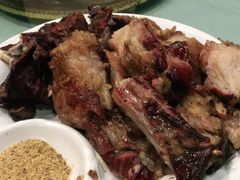 炭火烤羊排-大鹅岛绿色生态美食园