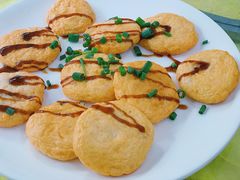 手打墨鱼饼-顺品美食店•现捞海鲜(海陵岛店)