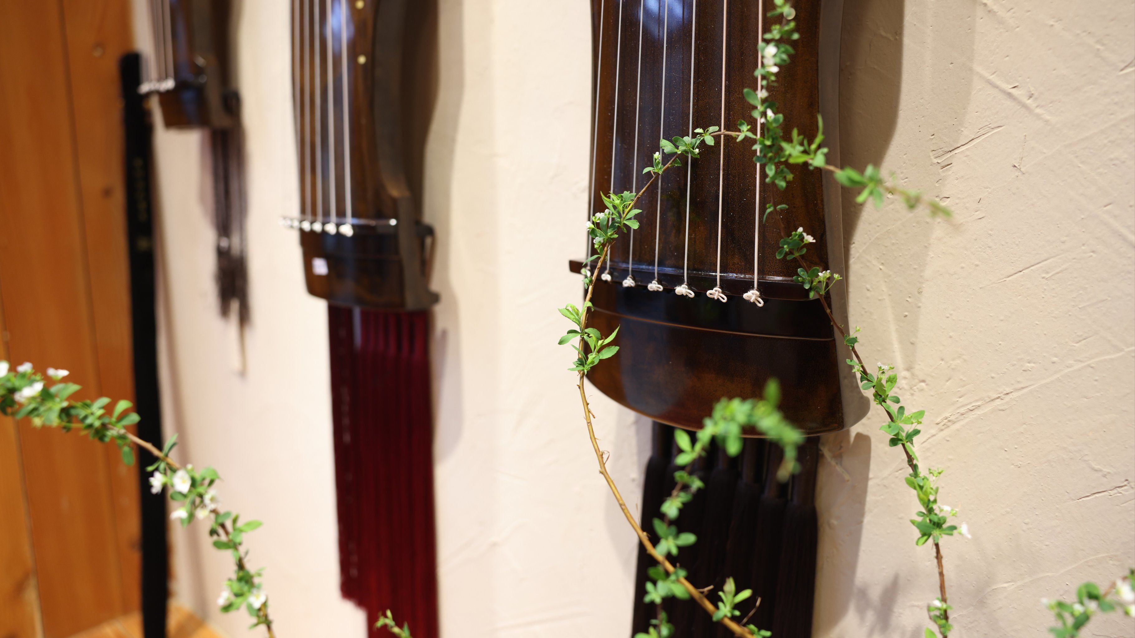 古琴馆里的艺术感,淡淡的空灵古雅!