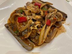 豉椒炒圣子皇-沙龙酒家
