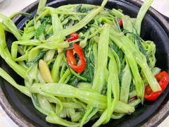 虾酱通菜-凤城康记饭店