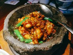 石锅杭椒牛蛙-桂满陇天书(南京德基旗舰店)