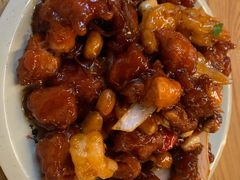 椒香虾仁爆鸡球-陈傻子餐厅(世纪都会店)
