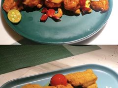 蜜桃经典蛋黄鸡翅-蜜桃花开·中西融合菜E&W(南长街店)