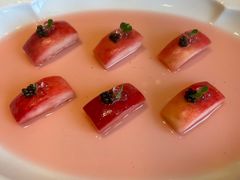 紫苏桃子姜配鱼籽酱-长沙君悦酒店·湘江36中餐厅