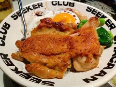 香煎巨霸鸡腿饭-開籠雀冰室(同和金铂店)