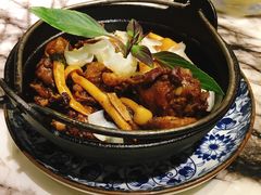 罗勒鲜菇煲仔鹅-上楼私房菜(院士路店)