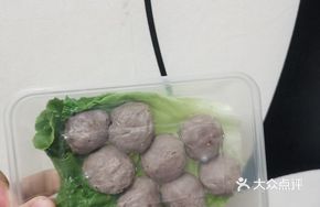 Beef and Beef tendon meatballs