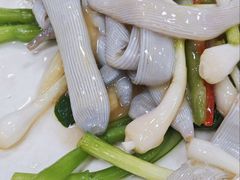 姜葱炒沙虫-巫记鸡饭店