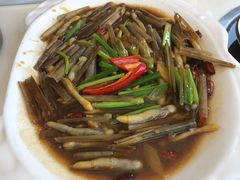 葱姜炒竹蛏-鑫悦楼煎蟹·16年海鲜大排档