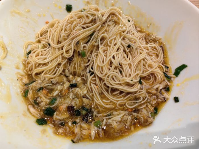 新万鑫银丝面·非遗无锡味(惠山古镇店)蟹粉面图片