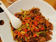 小炒黄牛肉-饭怕鱼·黄焖鲟龙鱼(湖大店)