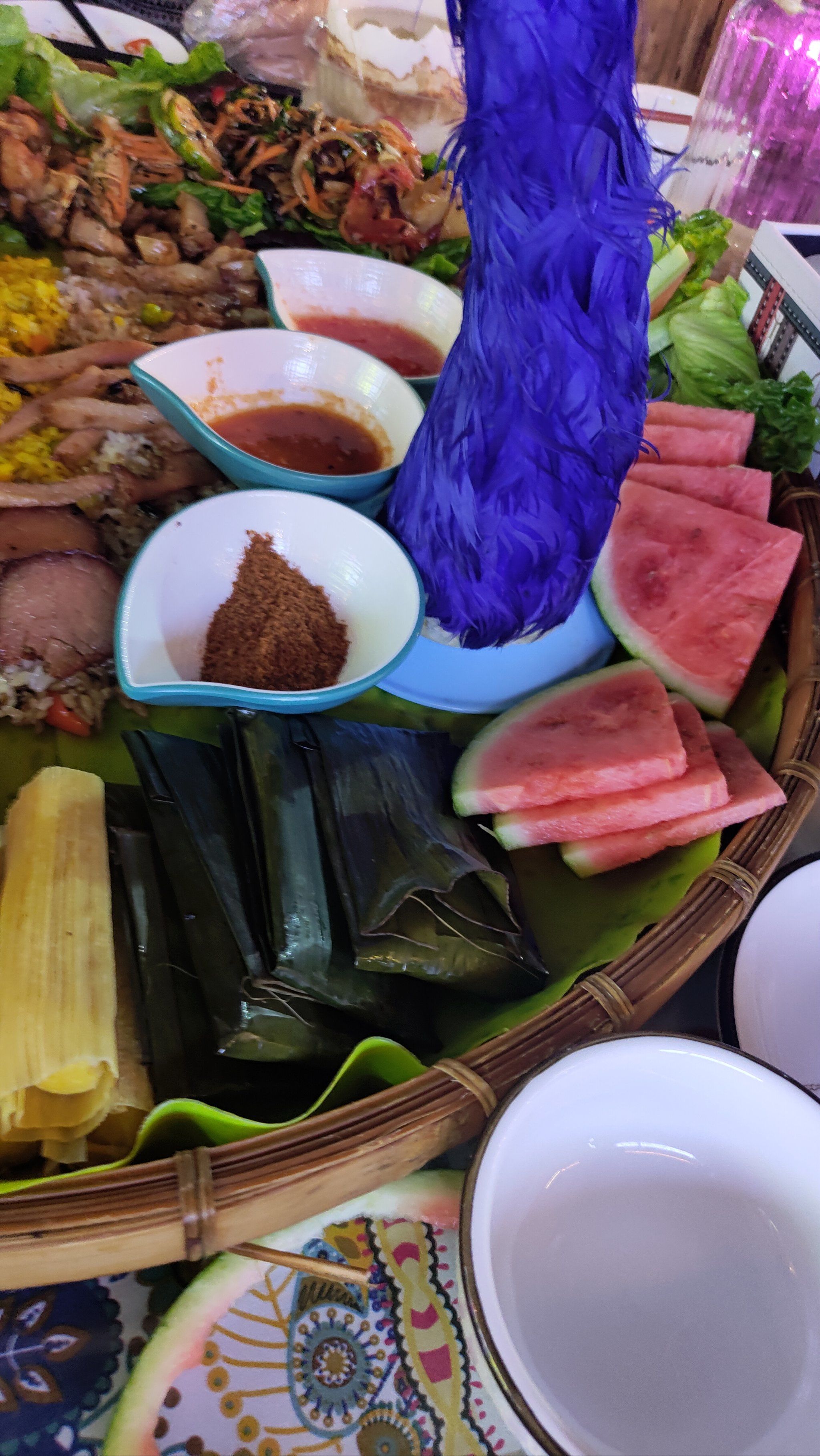 西双版纳的美食手抓饭.