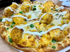 金沙咸蛋黄嫩鸡比萨-达美乐比萨(双安店)