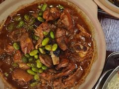 毛豆米烧小公鸡-老淮安·淮安菜(周恩来纪念馆店)