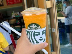 芒果西番莲果茶星冰乐-星巴克(三亚海棠湾国际免税城店)