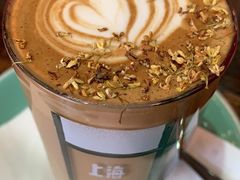 桂花酒酿热拿铁-MIKAKU(万达广场上海宝山店)