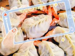 精品大虾猪肉韭菜大陷-小叶大馅饺子城