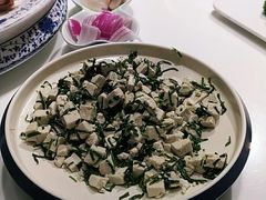 沙葱拌豆腐-宁夏国强手抓羊肉·清真菜(未央路凤三店)