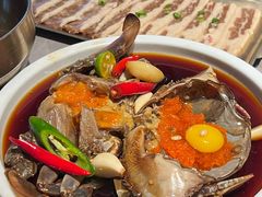 -草家酱蟹炭火烤肉店(珲春南路一店)