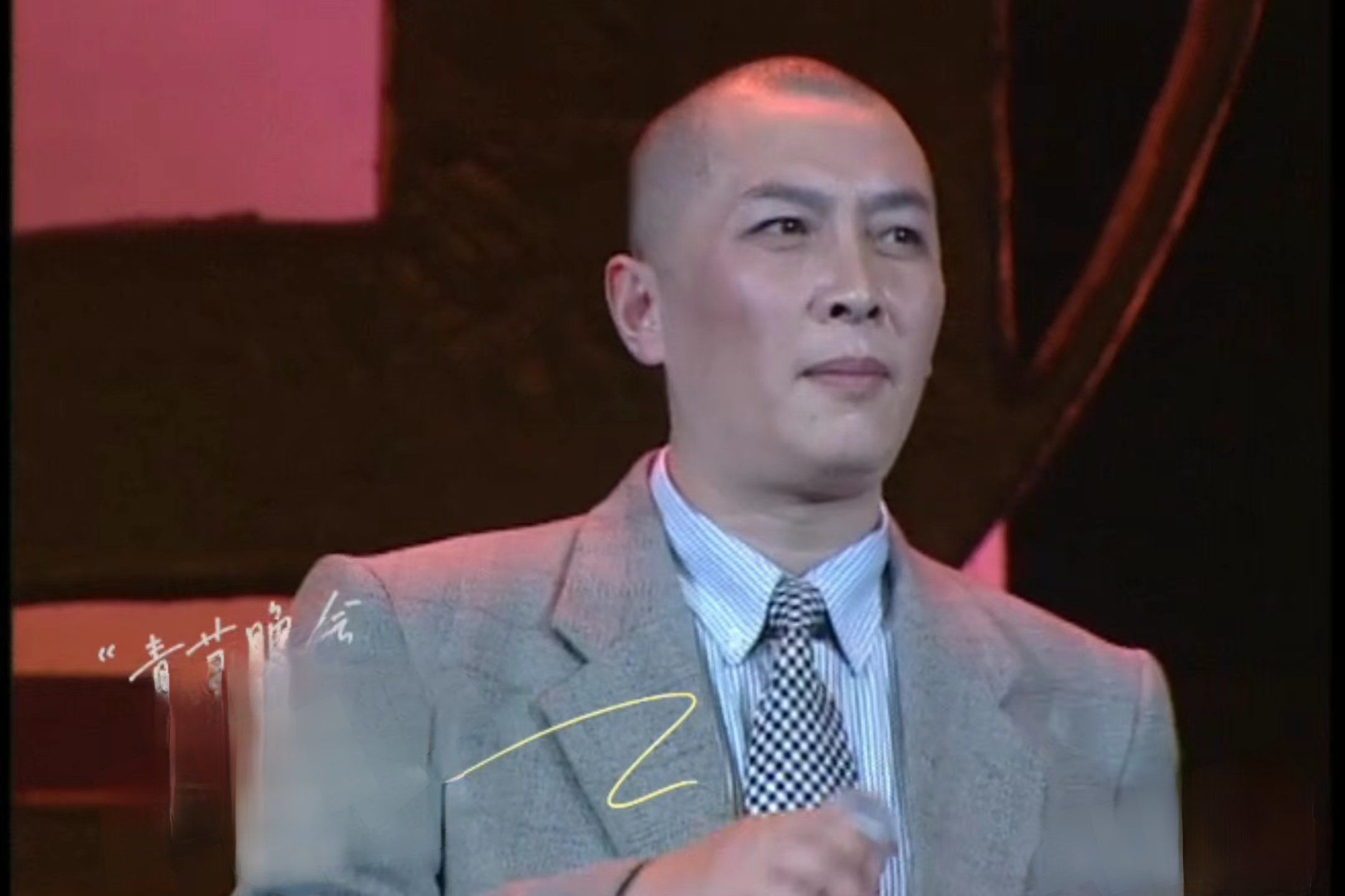 光头唐国强,居然这么帅?