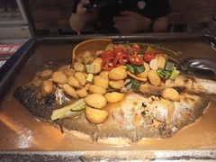 -探鱼·鲜青椒爽麻烤鱼(西南商都店)