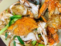 咸蛋黄炒花蟹-贞姨美食·老字号海鲜大排档