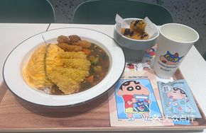 Fried Chicken and Shrimp Cutlet Curry Rice