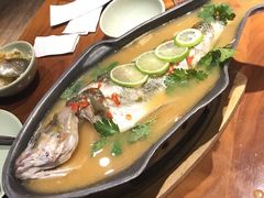明炉蒸鲈鱼-mango tree芒果树泰国餐厅(青岛万象城店)
