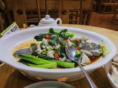 特色鲜花椒蒸竹笋壳鱼-德胜轩正宗顺德菜(宝安沙井会展中心店)