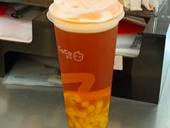 黄桃百香红茶-CoCo都可(北京西站北广场店)