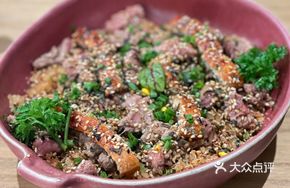 Grilled Eel and Beef Rice Bowl