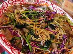 关东大拉皮-闯关东东北农家菜(崂山石老人店)