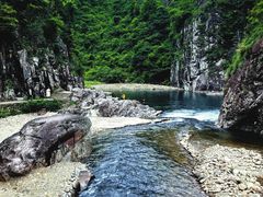 -楠溪江石桅岩